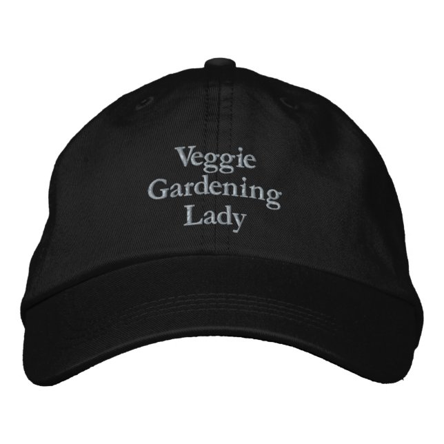 Women's Gardening Embroidered Baseball Hat (Front)