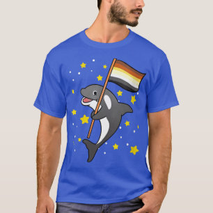 Womens Gay Bear Orca Gay Bear Pride V-Neck T-Shirt