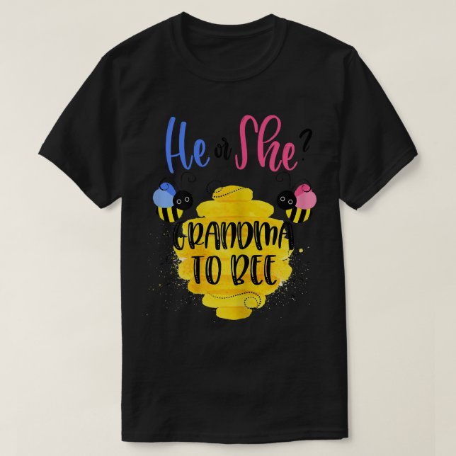 Womens Gender Reveal What Will It Bee  He or She G T-Shirt (Design Front)