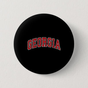 Womens Georgia Ga Vintage Athletic Sports Design R 6 Cm Round Badge