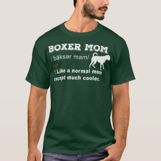 Womens German boer dog or puppy owner MOM funny T-Shirt