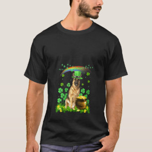 Womens German Shepherd Dog Shamrock St Patricks Da T-Shirt