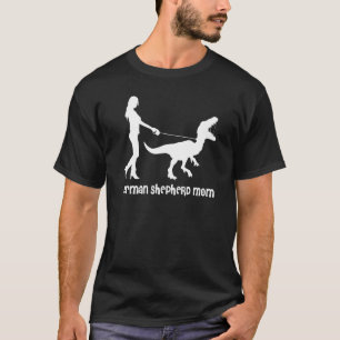 Womens German Shepherd Mum Raptor Edition T-Shirt
