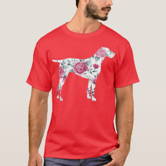 Womens German Shorthair Pointer Silhouette GSP Mum T-Shirt