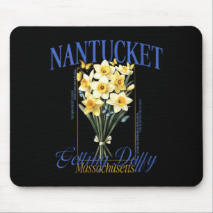 Womens Getting Daffy Nantucket Daffodil Flower Mouse Pad