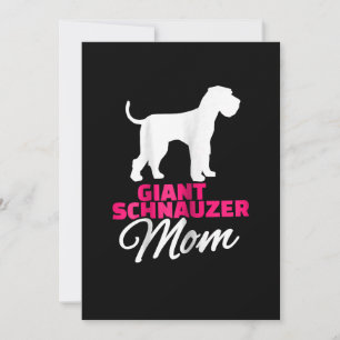 Womens Giant Schnauzer Mum Announcement