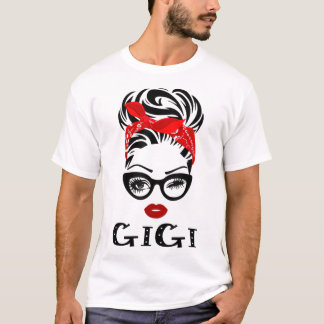 Womens GIGI Wink Eye Woman Face Gift for GIGI Gran T-Shirt