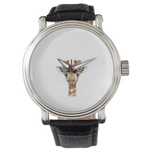 Womens Giraffe Boho Wildflower Coquette Bow Mum Mo Watch