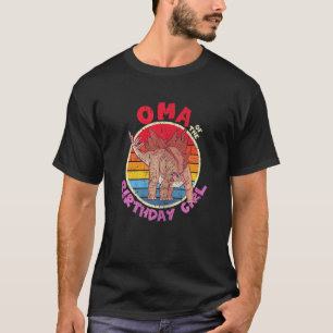 Womens Girl Birthday I Oma I Stegosaurus I Family T-Shirt