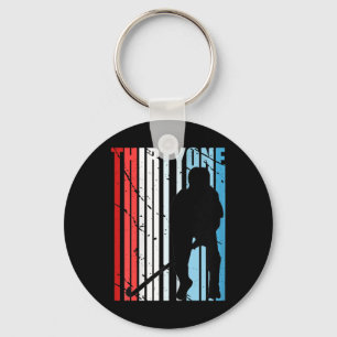 Womens Girls Field Hockey 13th Birthday Player Tea Key Ring
