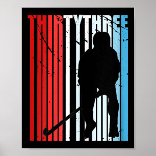 Womens Girls Field Hockey 15th Birthday Player Tea Poster
