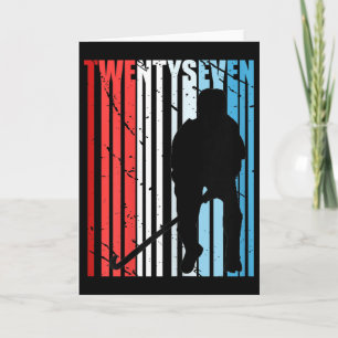 Womens Girls Field Hockey 9th Birthday Player Team Card