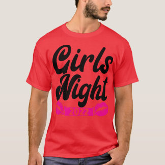 Womens girls night 2022 kiss party ladies bride T-Shirt