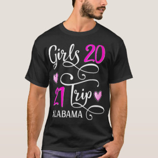 Womens Girls Trip 2021 Alabama Vacation Beach Grou T-Shirt