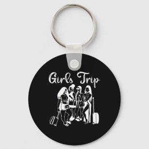 Womens Girls Trip Vacation Travel Wedding Key Ring