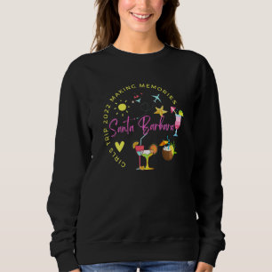 Womens Girls Weekend Trip Matching Getaway Vacatio Sweatshirt
