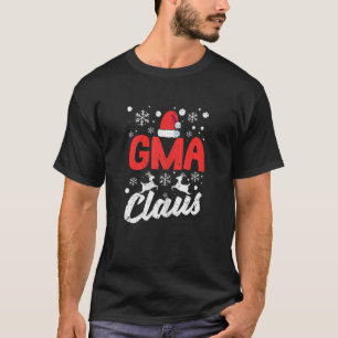 Womens Gma Claus Santa  Grandma Christmas Pajamas  T-Shirt