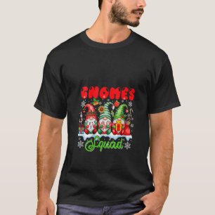Womens Gnomes Squad Three Gnomes Colourful Floral T-Shirt
