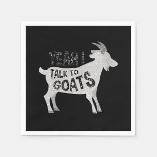 Womens Goat Gifts For Goat Lovers Funny Napkin