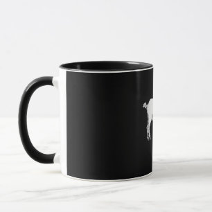 Womens Goat Wearing Medical Face Mask Funny Goat Mug