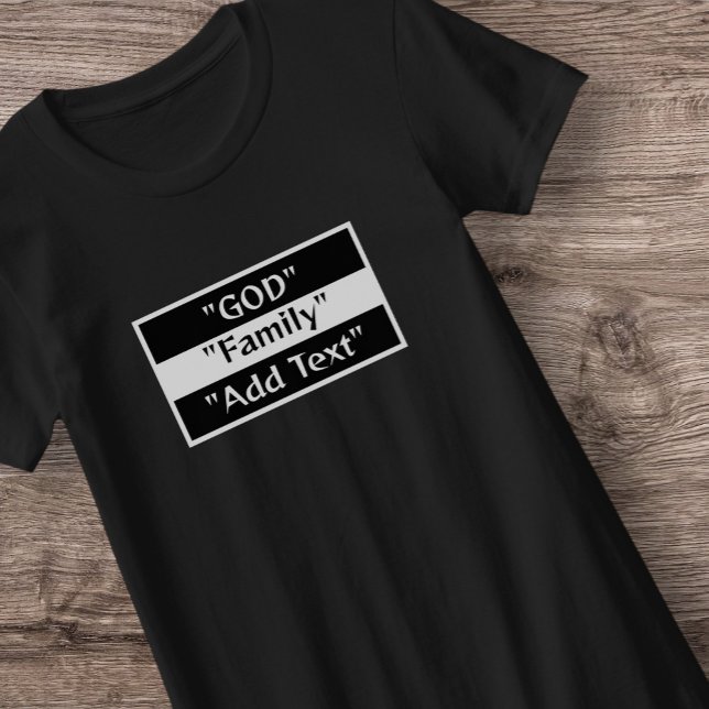 Women's God Family Slim Fit T-Shirt (Creator Uploaded)