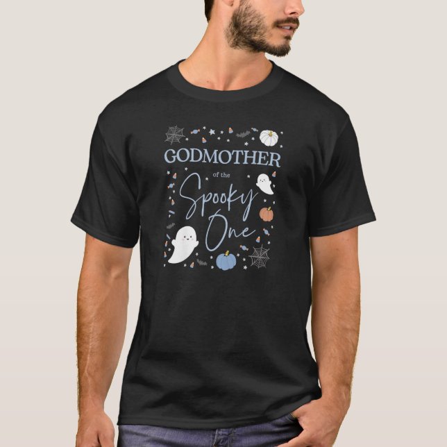 Womens Godmother Of The Spooky One First Birthday T-Shirt (Front)