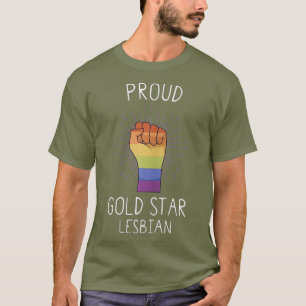 Womens Goldstar Lesbian I Lesbian quote for T-Shirt