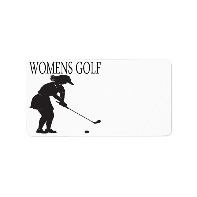 Womens Golf Label (Front)