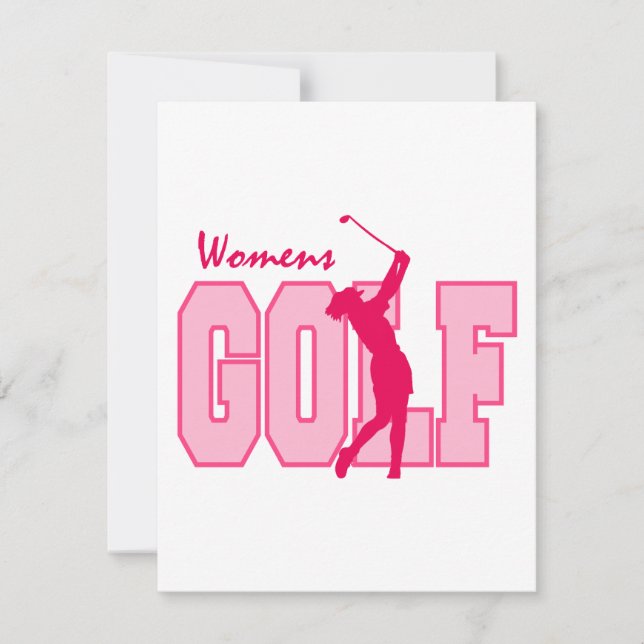 Women's Golf Pink (Front)