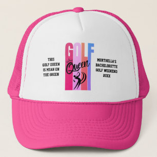 Women's GOLF QUEEN Custom Trucker Hat