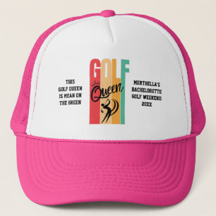 Women's GOLF QUEEN Custom Trucker Hat