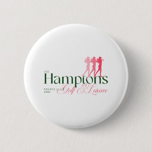 Women's Golf Shirt Hamptons Sport Club 6 Cm Round Badge
