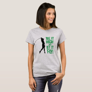 Women's Golfer Golf Humour Funny Sports Cute Quote T-Shirt