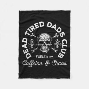 Womens Government Agencyd Tired Dads Club Dad Fleece Blanket
