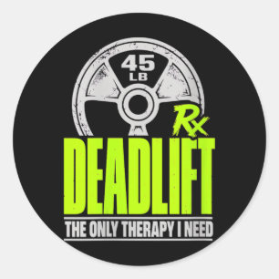 Womens Government Agencydlift The Only Therapy Classic Round Sticker