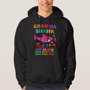 Womens Gramma Shark Shirt Matching Family Mother's