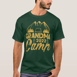 Womens Grandma 2022 Camp Pregnancy Announcement Gr T-Shirt