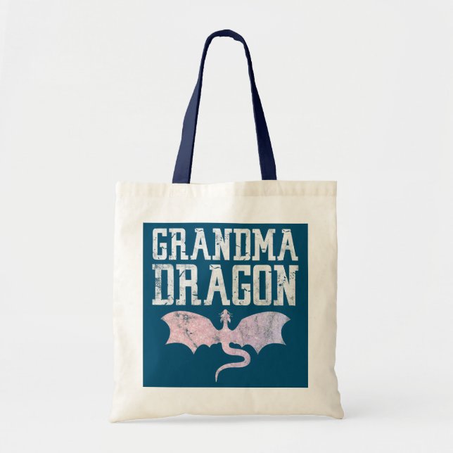 Womens Grandma Dragon Grandmother Mother's Day Tote Bag (Front)