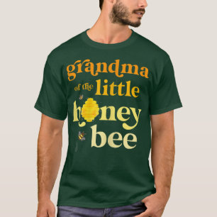Womens Grandma Little Honey Bee Birthday Gender Re T-Shirt