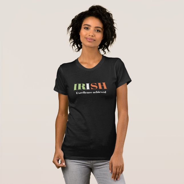Women's Graphic Novelty T-shirt IRISH Excellence (Front Full)