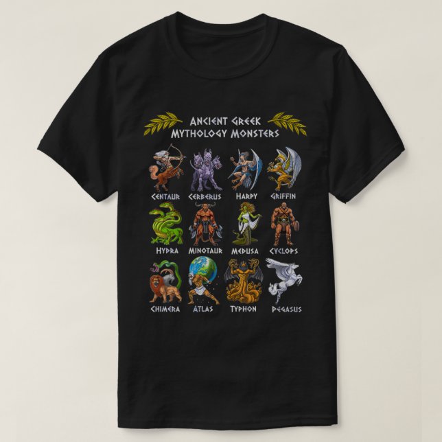 Womens Greek Mythology Mythical Creatures Ancient  T-Shirt (Design Front)