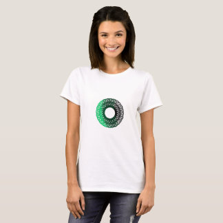 Women's green-black torpam T-Shirt