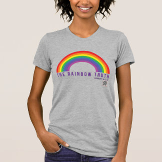 Women's Grey T-Shirt Rainbow Truth