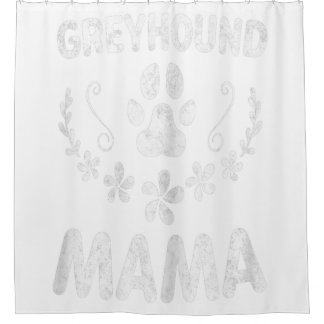 Womens Greyhound Mama Shirt Italian Greyhound Mum Shower Curtain