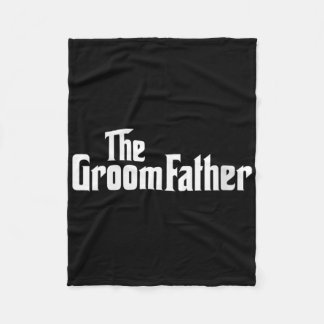 Womens Groom Father Bride Wedding Party Father Of  Fleece Blanket