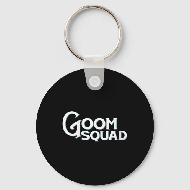 Womens Groom Squad Matching Getting Ready Bride &a Key Ring (Front)