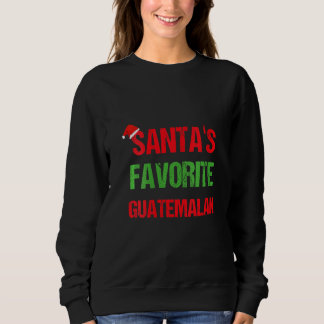 Womens Guatemalan Funny Guatemala Pajama Christmas Sweatshirt