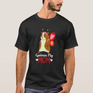 Womens Guinea Pig Mom Graphic Guinea Pig Owner Pet T-Shirt
