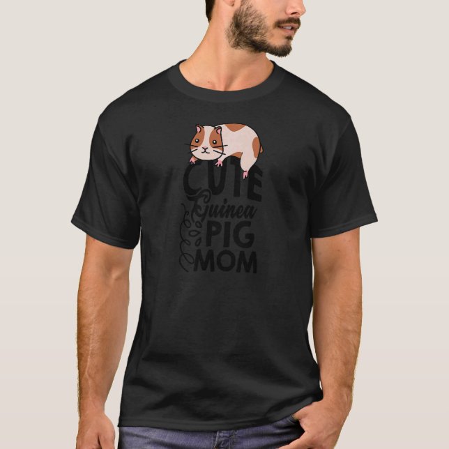 Womens Guinea Pig Mum Graphic Guinea Pig Owner Cav T-Shirt (Front)