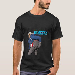 Womens Gyat Washington Funny July 4th Slang George T-Shirt